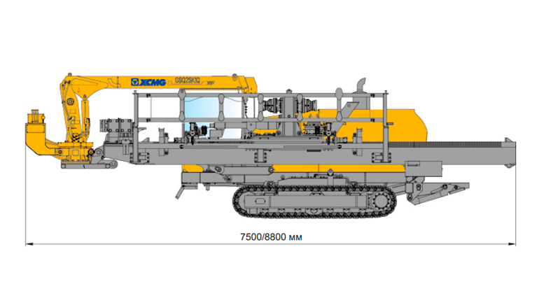 Установка для горизонтально-направленного бурения XCMG XZ450E Plus